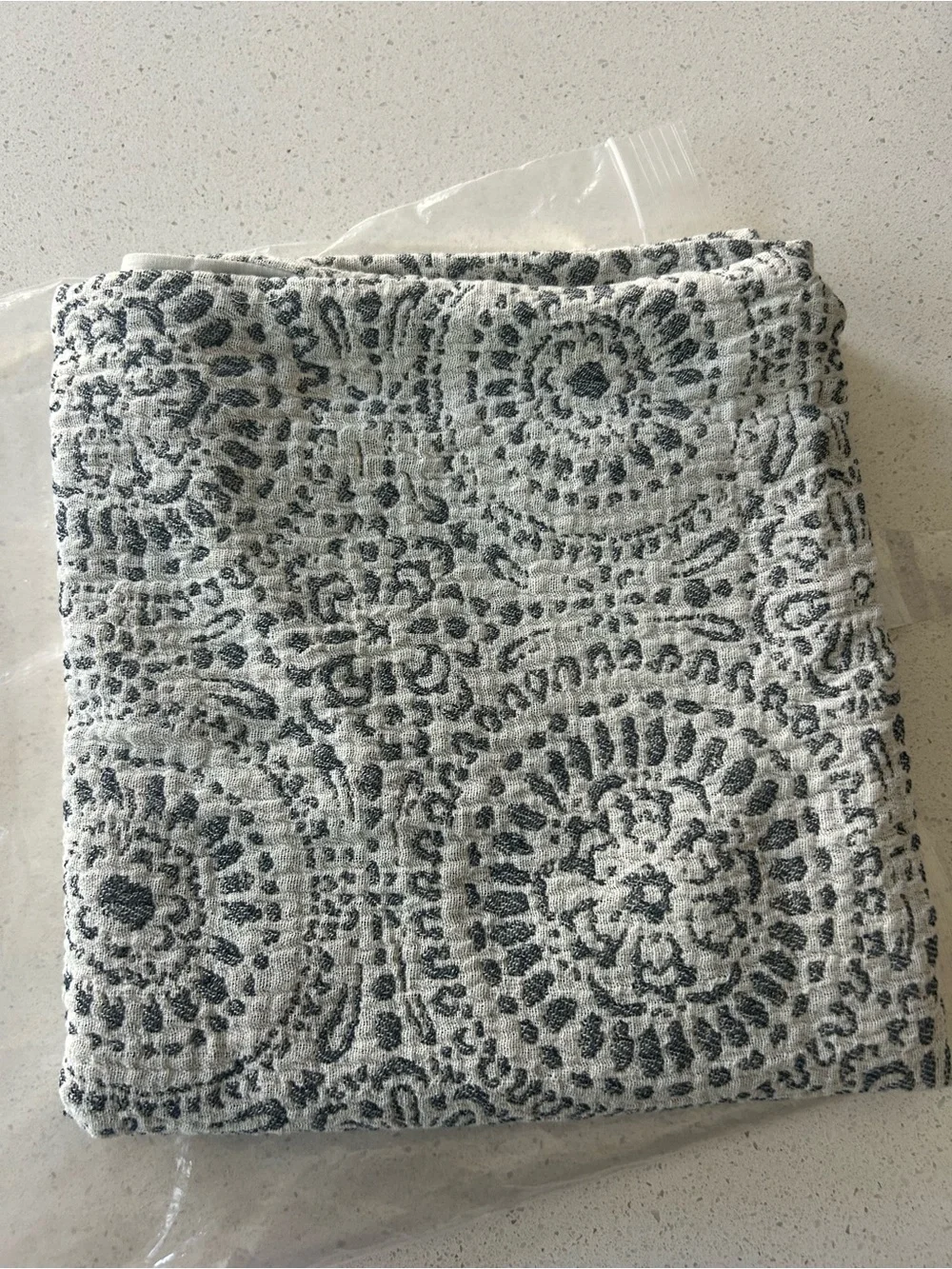 Pottery Barn Cotton Jacquard Medallion King Pillowcase 1